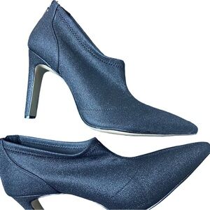 Badgley Mischka Jewel Ankle Sock Bootie Heels 7.5